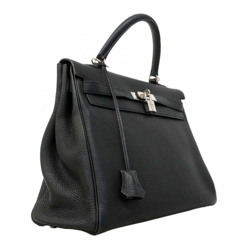 Hermes Kelly 35 Togo Black Handbag (‚ñ°L stamp) 2-way bag for women - Picture 2 of 14